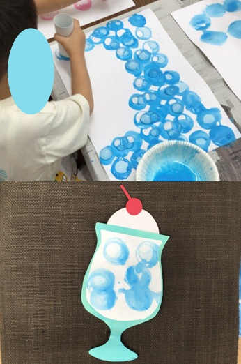 アイリスクラブ玉造_シャボン玉スタンプ