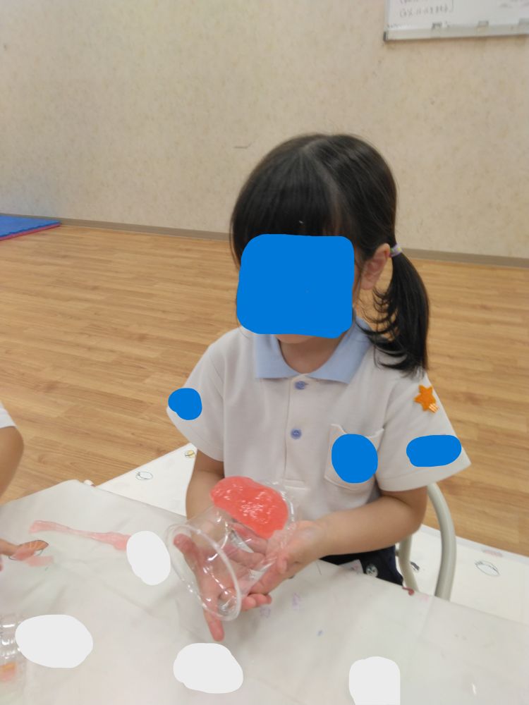 スライム作り②アイリスクラブ八尾南教室