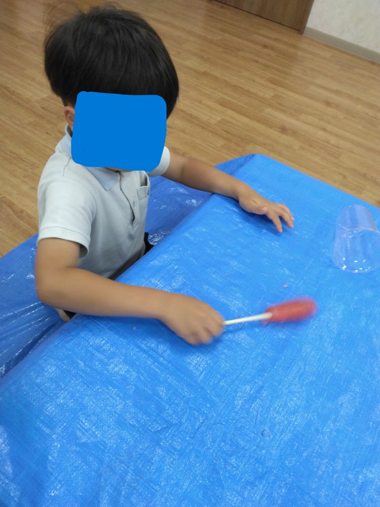 スライム作り③アイリスクラブ八尾南教室