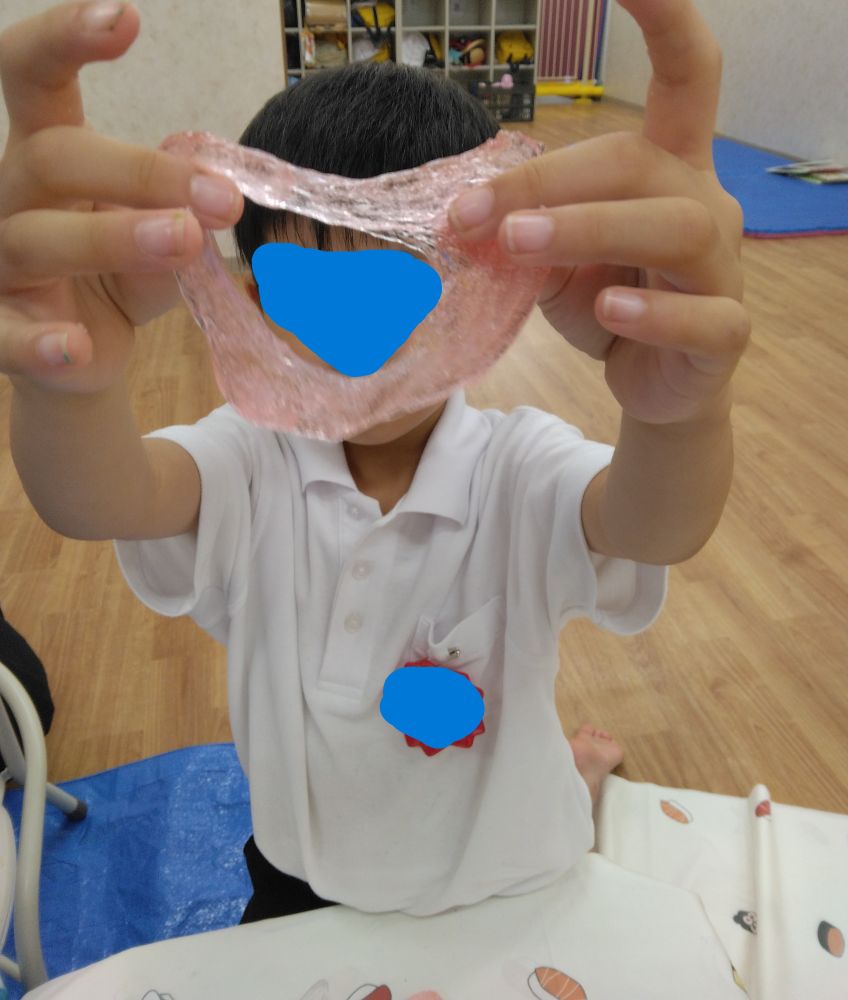 スライム作り④アイリスクラブ八尾南教室