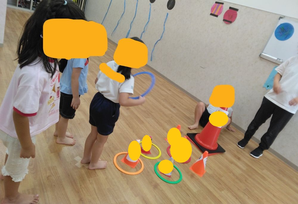 輪投げ①アイリスクラブ八尾南